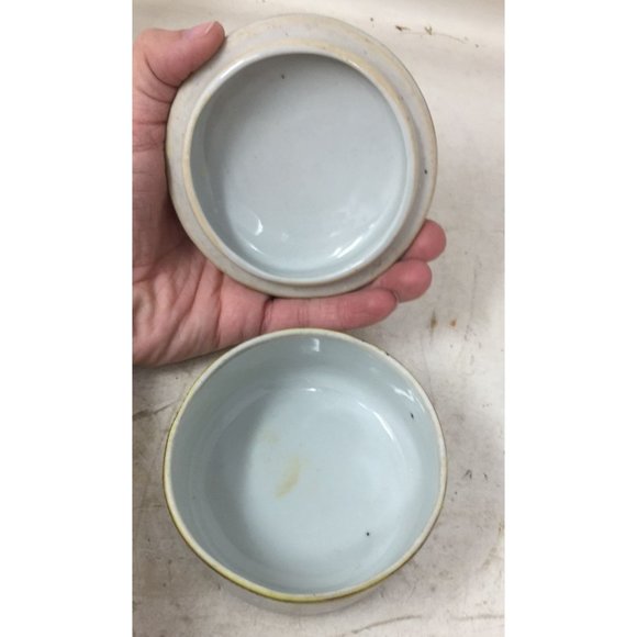 Vintage Hat Pin Holder, Trinket Dish & Hair Receiver Dish - Picture 10 of 15